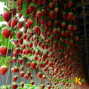 Клубника ампельная Анастасия купить по цене от 370р. в интернет-магазине «Посадика» с доставкой почтой в в Тихорецке и по всей России – [изображение №1].